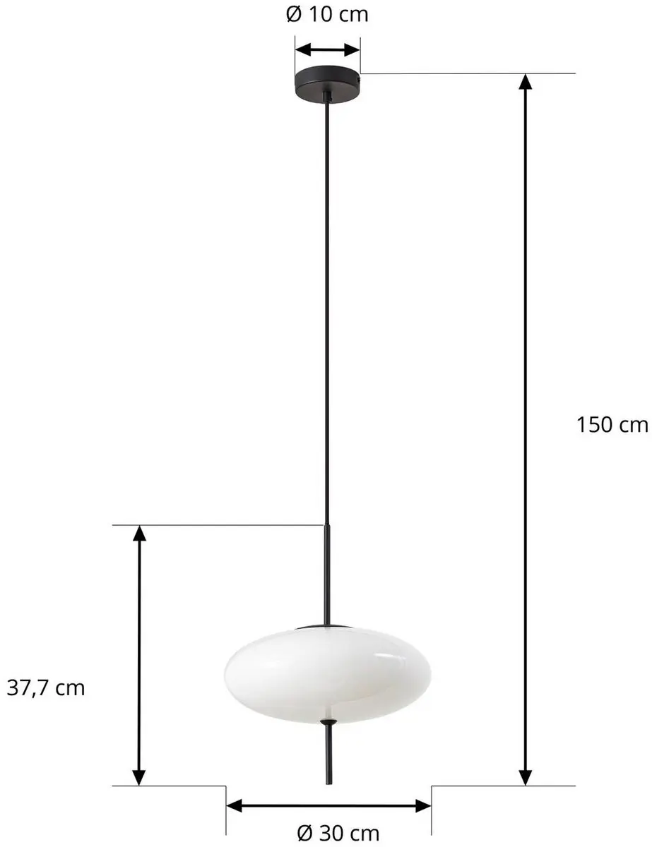 Lindby Hanglamp 1 Licht E14