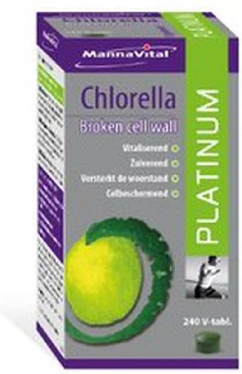 Mannavital Chlorella Platinum Tabletten 240 Stuks