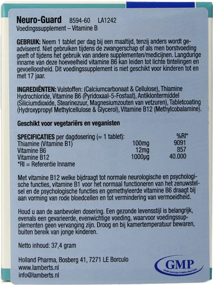 Lamberts Neuro Guard 60 Tabletten