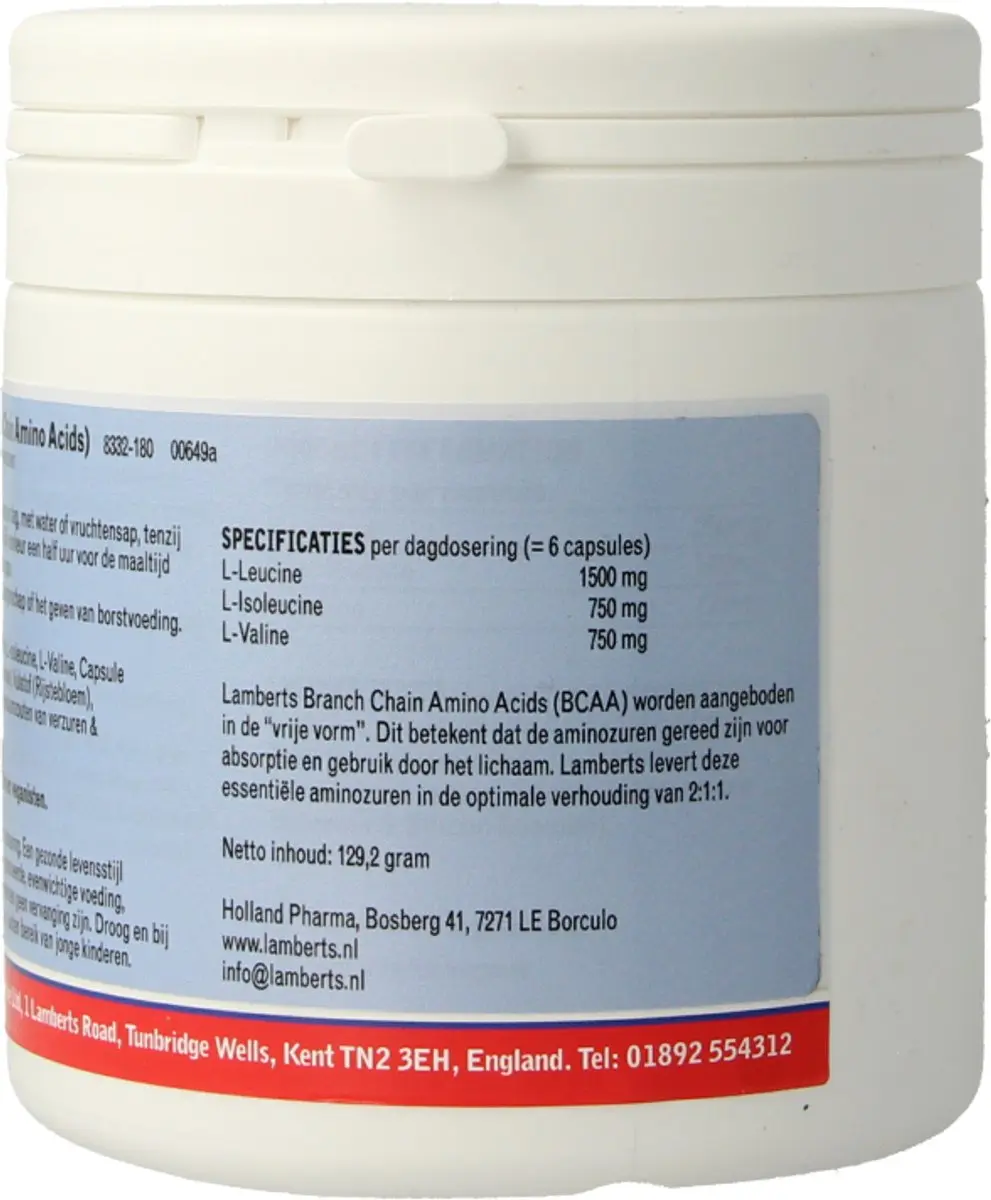 Lamberts BCAA Complex 180 Capsules
