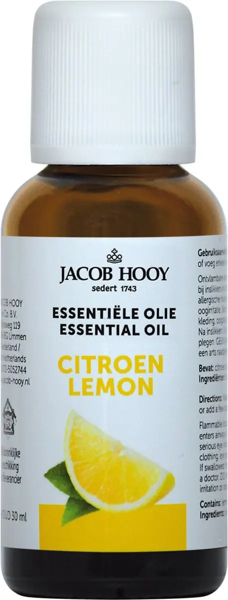 Jacob Hooy Citroenolie 30ml - 30 Stuks