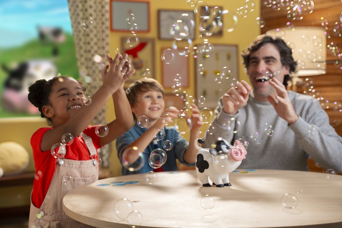 Goliath Koe Hatsjoe - Actiespel - Kinderspel - Met zeepbellen