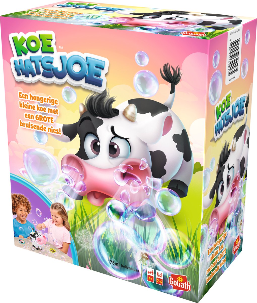 Goliath Koe Hatsjoe - Actiespel - Kinderspel - Met zeepbellen