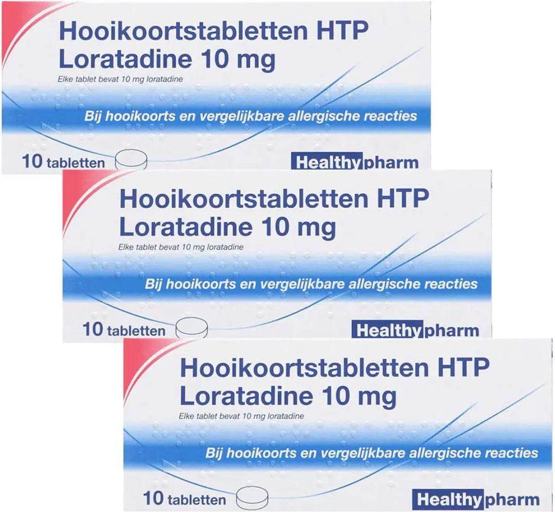 Healthypharm Loratadine 10mg Hooikoortstabletten - 30 Stuks