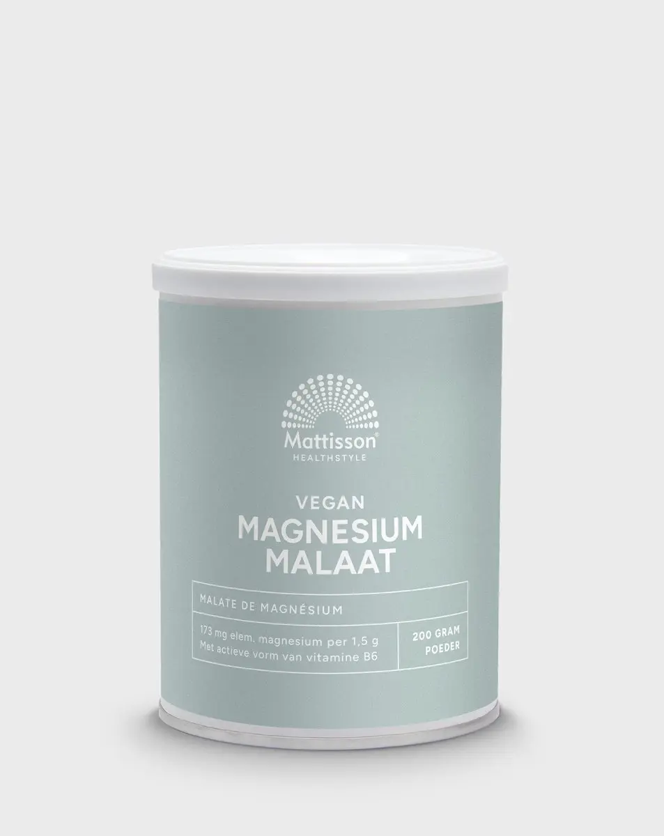 Mattisson Magnesium Citraat Malaat Poeder 195mg
