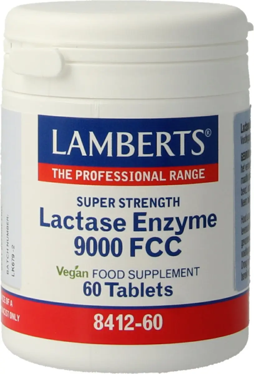 Lamberts Lactase Enzym 9000 FCC 60 Tabletten