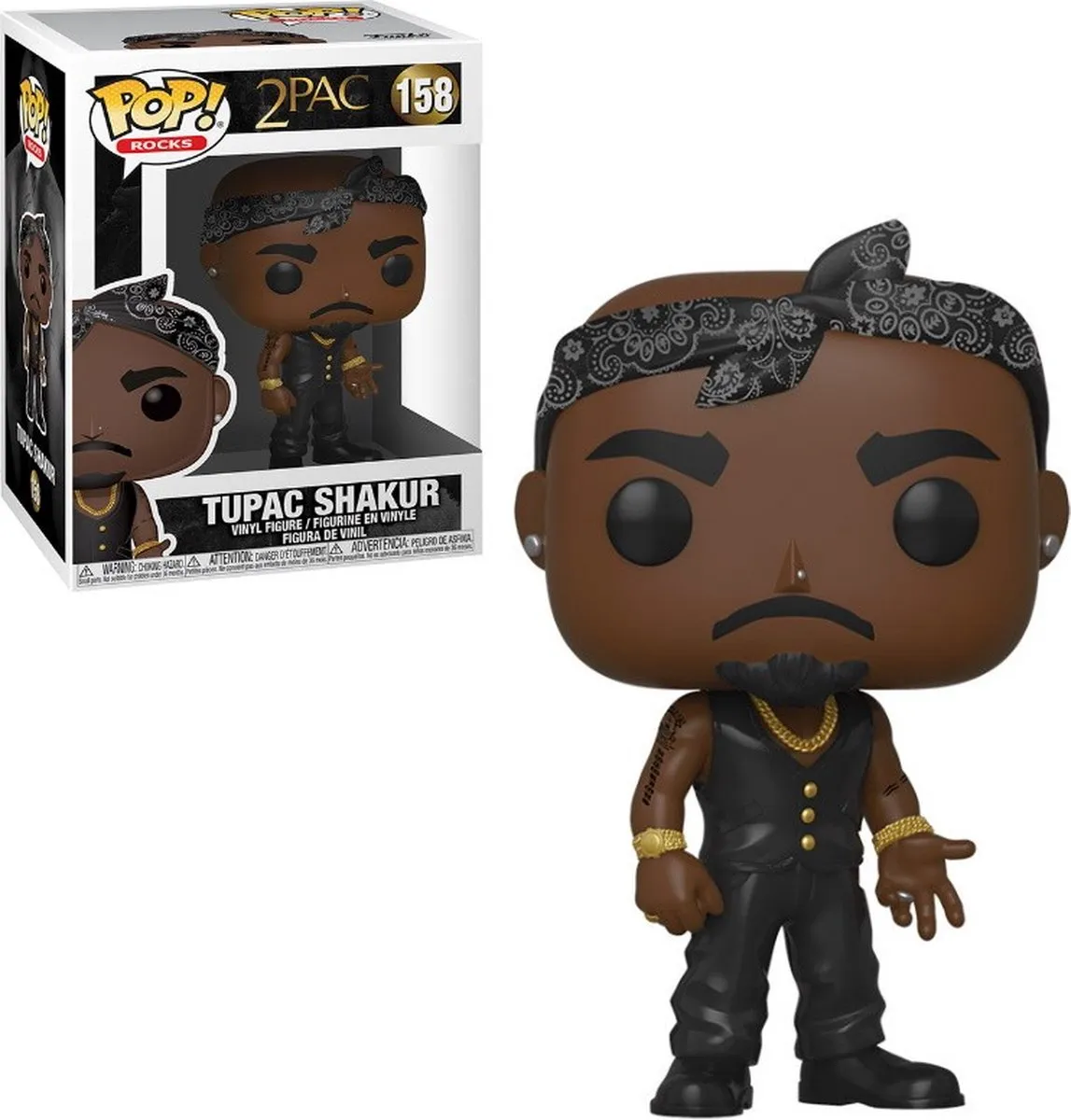 Funko Pop #158 Tupac Pop Rocks - Multicolor