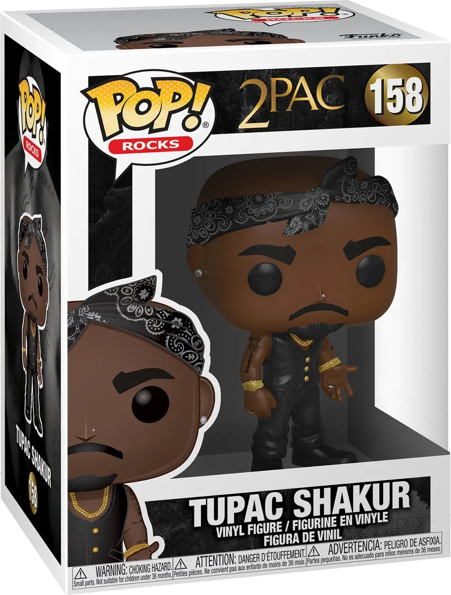 Funko Pop #158 Tupac Pop Rocks - Multicolor