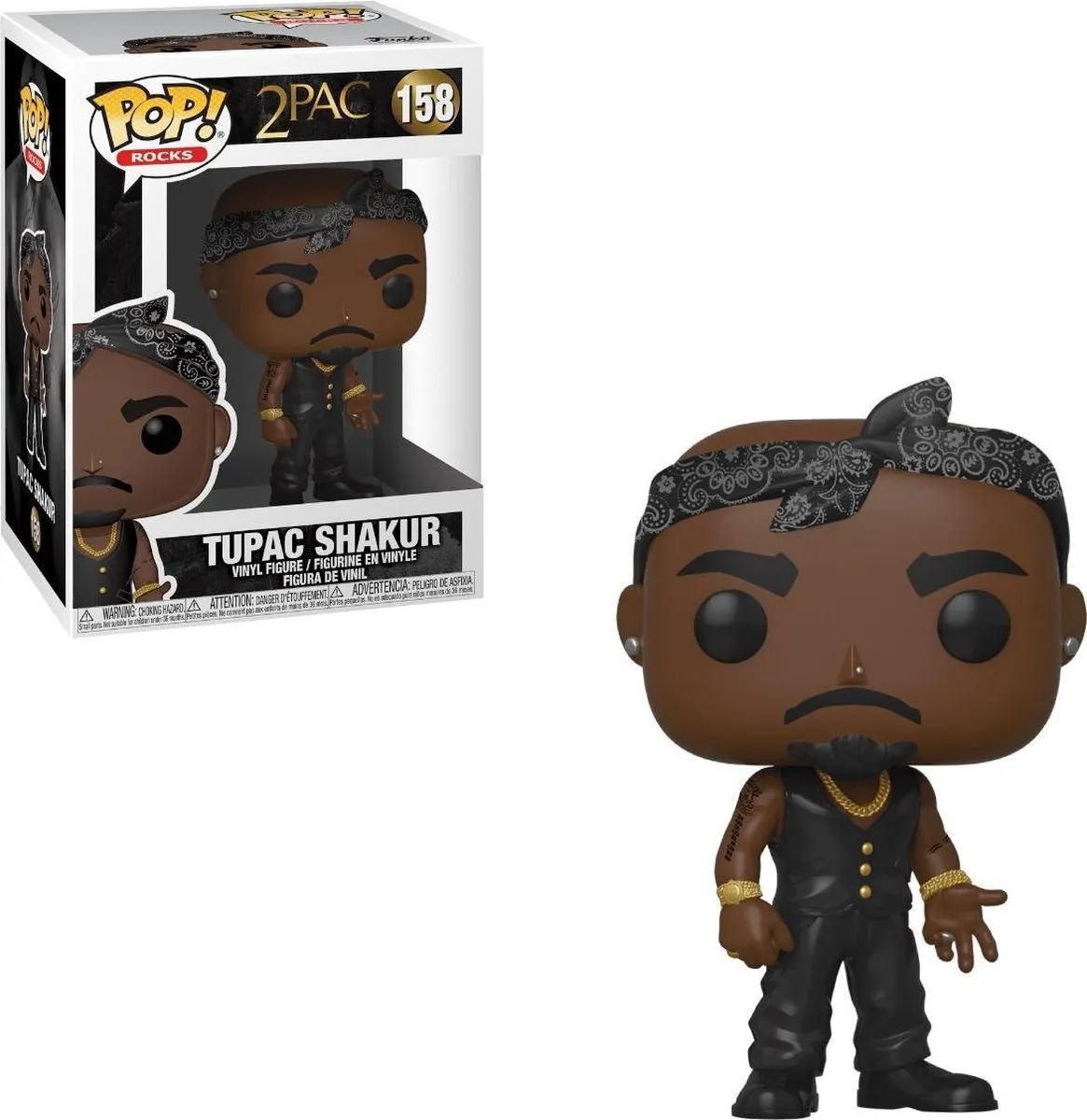 Funko Pop #158 Tupac Pop Rocks - Multicolor