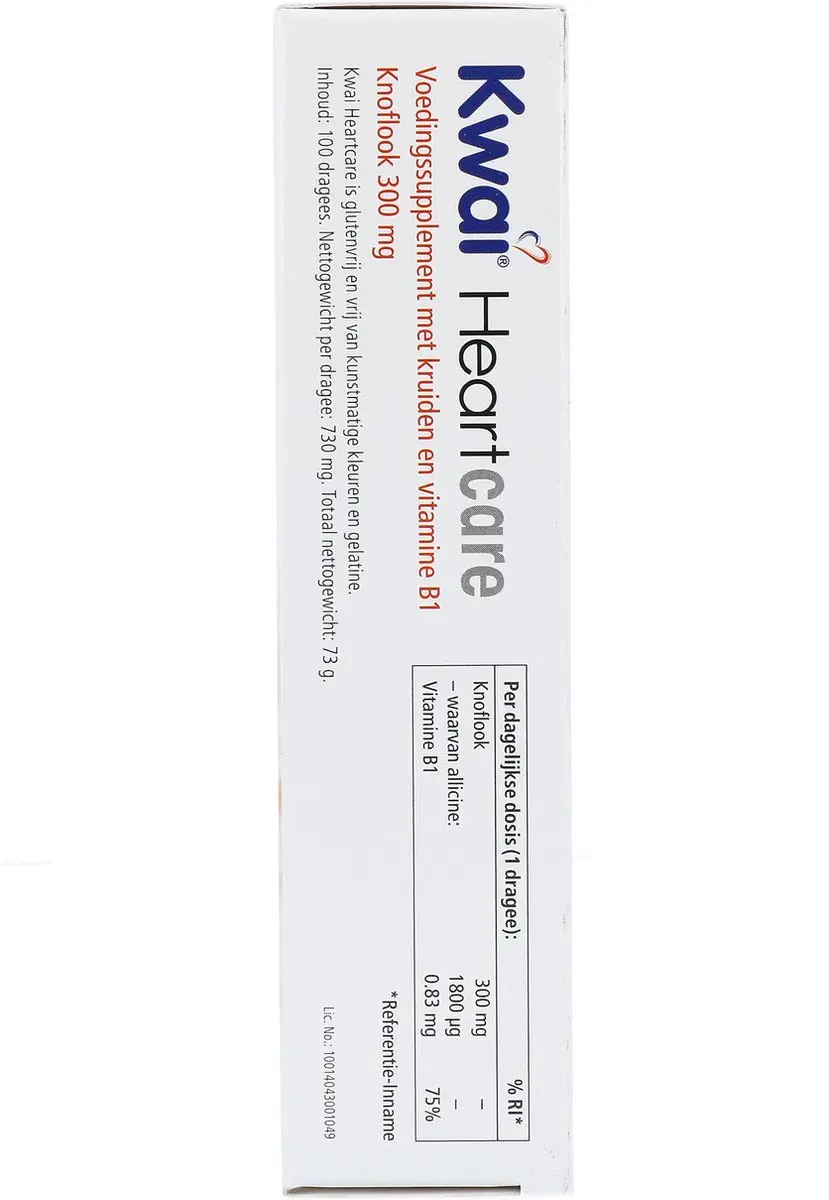 Kwai Heartcare Dragees 100 Stuks