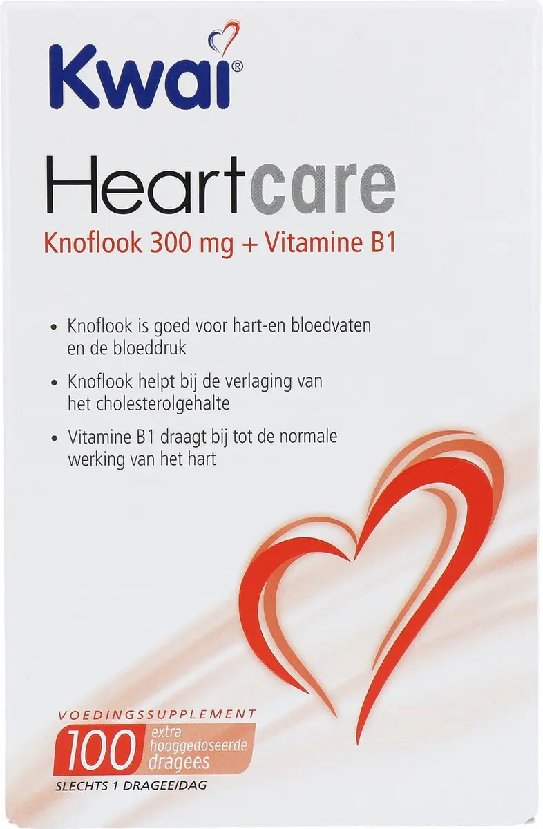 Kwai Heartcare Dragees 100 Stuks