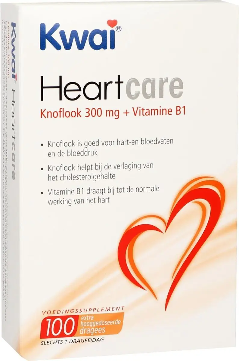 Kwai Heartcare Dragees 100 Stuks