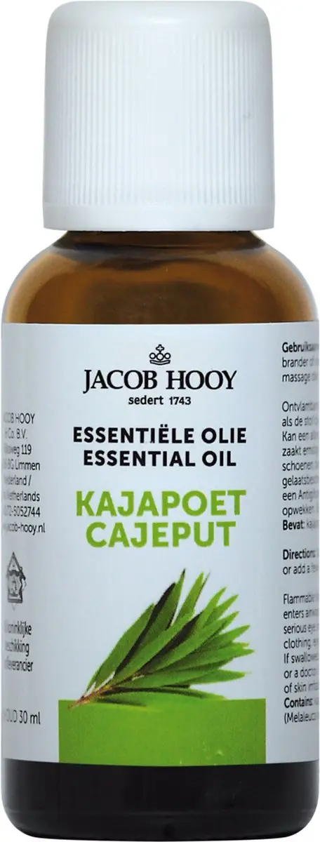 Jacob Hooy Kajapoet Etherische Olie 30ml