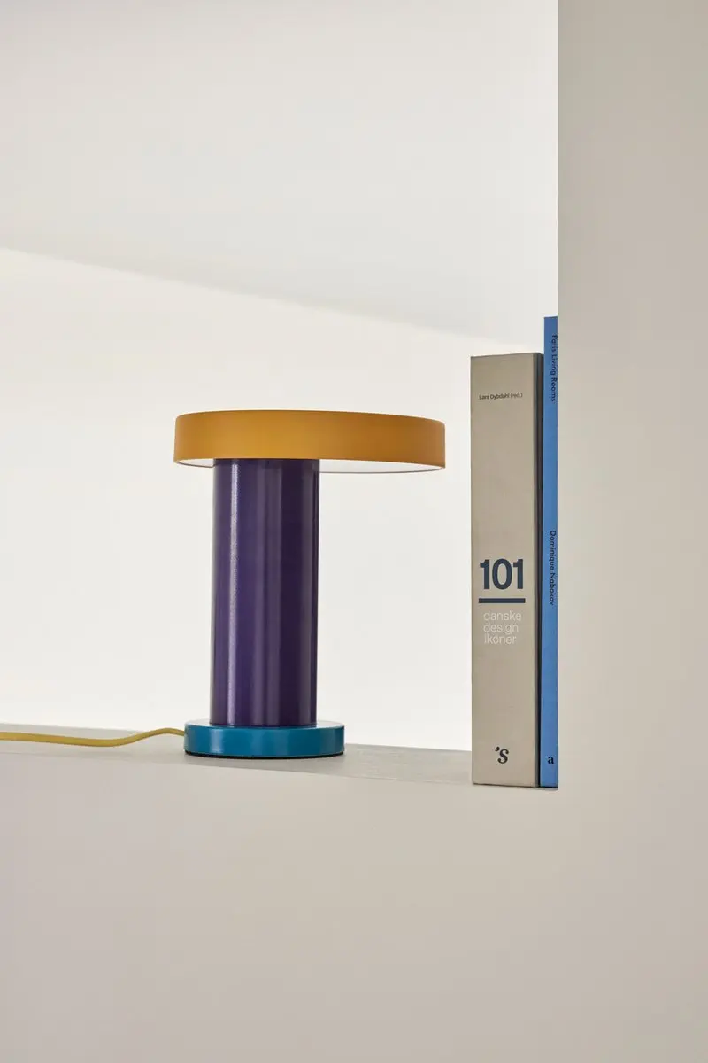 Hübsch Magic Tafellamp - 1 Lichtpunt - Ø20cm - Paars - afbeelding 6 van 6