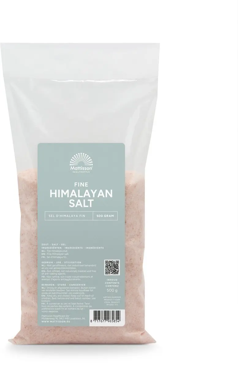 Mattisson Himalaya Zout Fijn Navulzak 500g