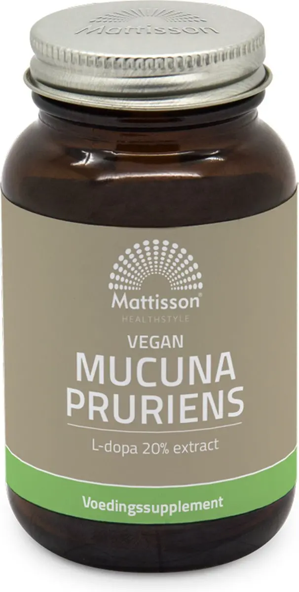 Mattisson Mucuna Pruriens Tabletten 20% L-dopa - 120 Stuks