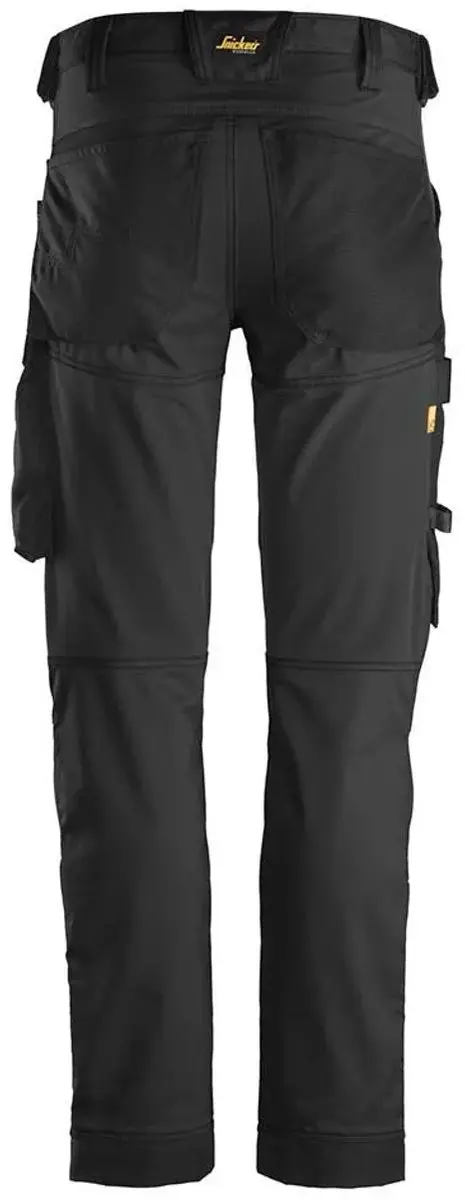 Snickers AllroundWork Stretch Werkbroek 6341 - Zwart - Maat 44