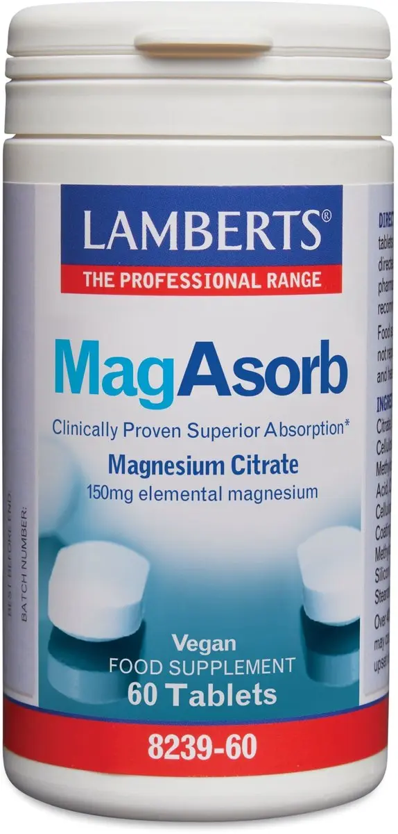 Lamberts MagAsorb Magnesiumcitraat 150mg