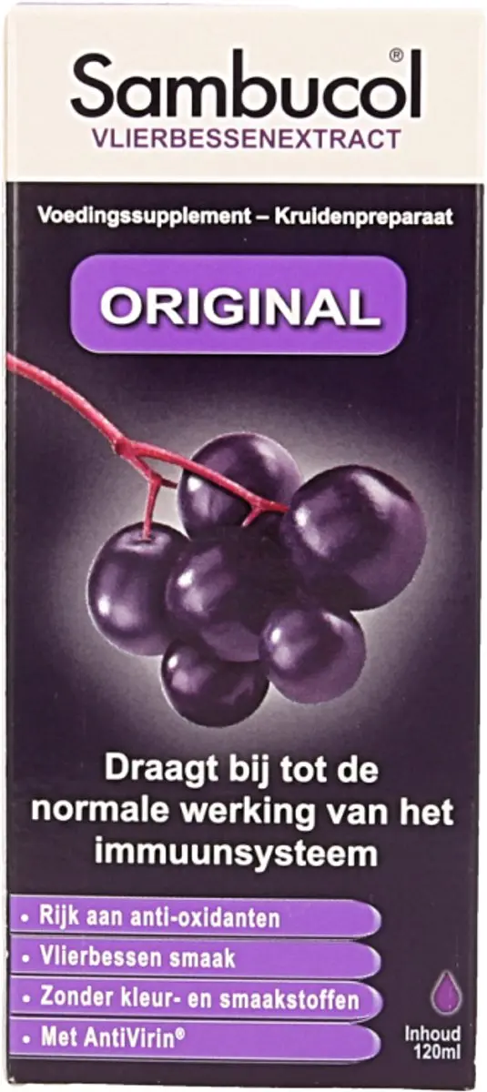 Sambucol Vlierbessen Siroop Original 120ml