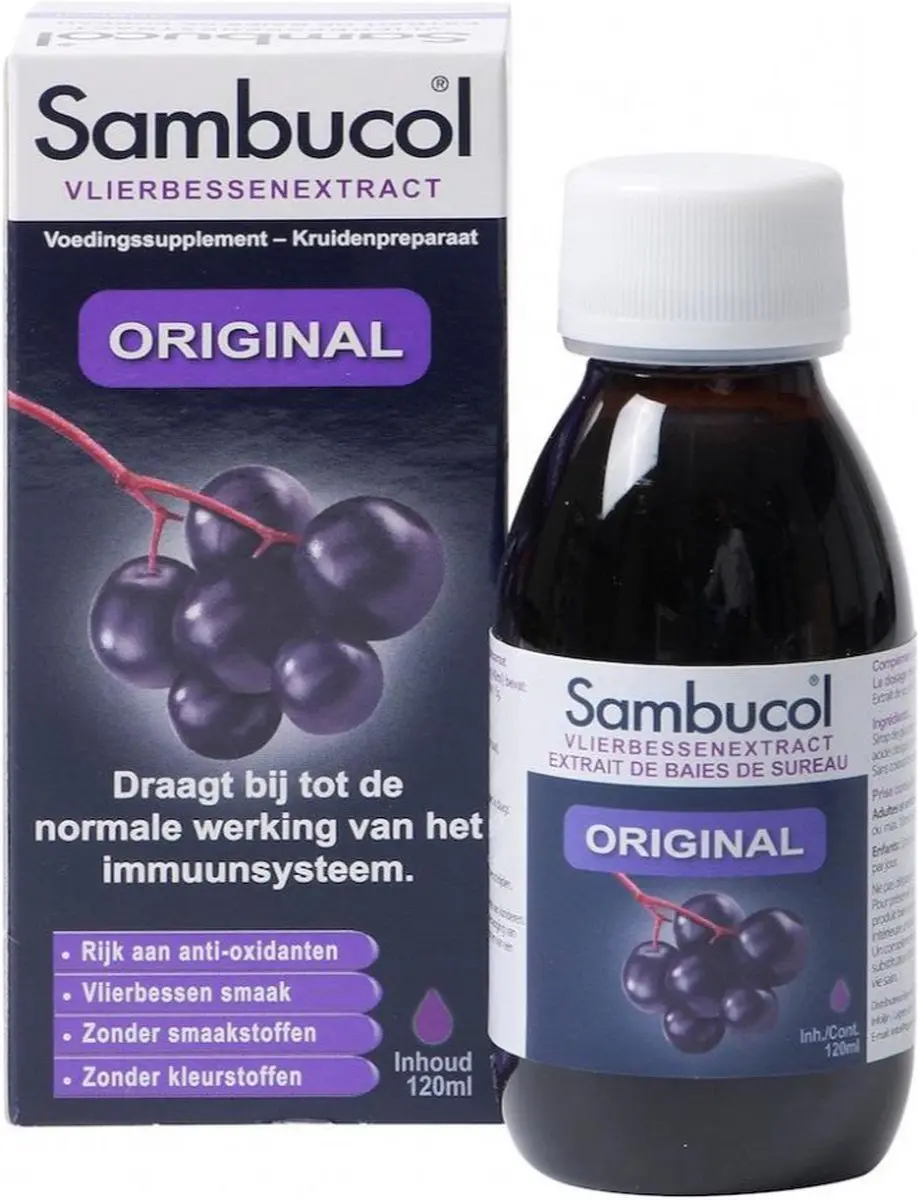Sambucol Vlierbessen Siroop Original 120ml