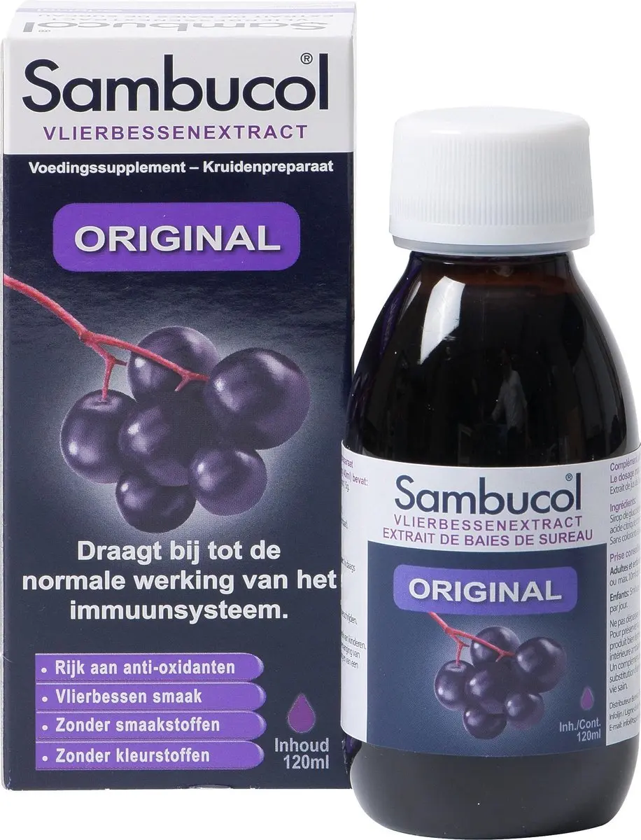 Sambucol Vlierbessen Siroop Original 120ml
