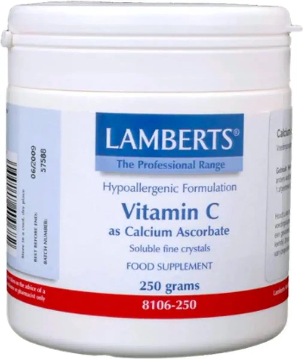 Lamberts Vitamine C Calcium Ascorbaat 250g