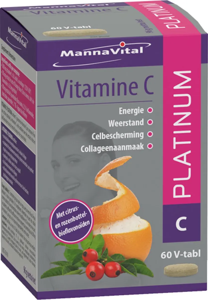 Mannavital Vitamine C Platinum 60 Tabletten