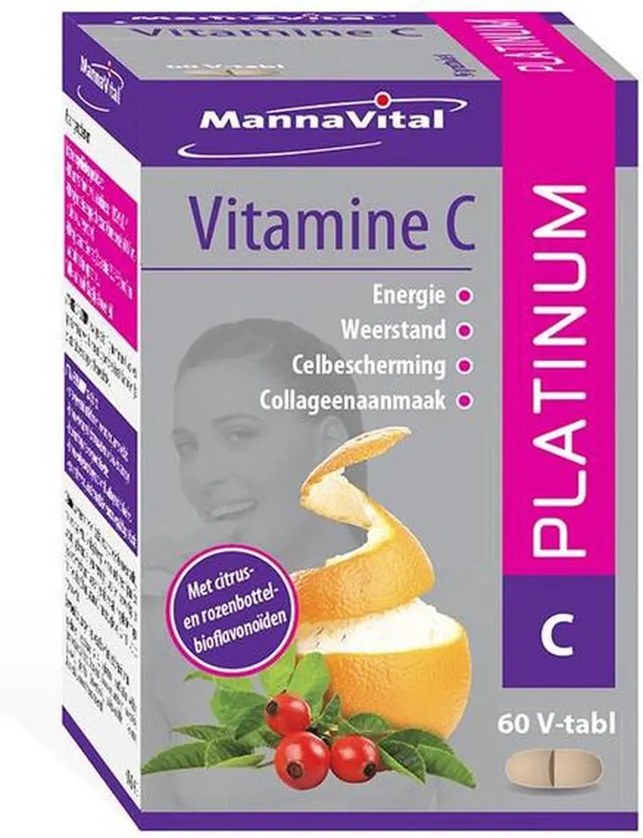 Mannavital Vitamine C Platinum 60 Tabletten