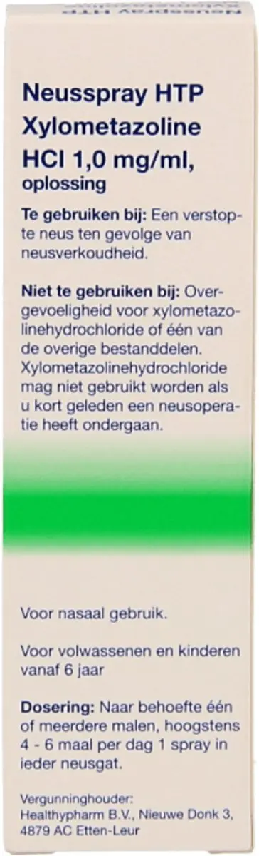 Healthypharm Neusspray Volwassenen 0.1% - 10ml