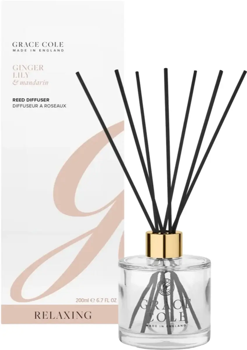Grace Cole Ginger Lily & Mandarin Diffuser 200ml