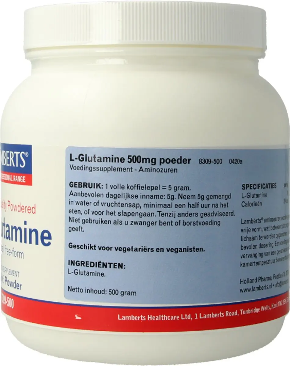 Lamberts L-Glutamine Poeder 500g