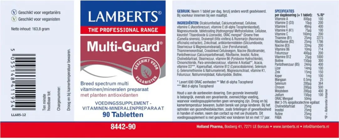 Lamberts Multi-guard 90 Tabletten