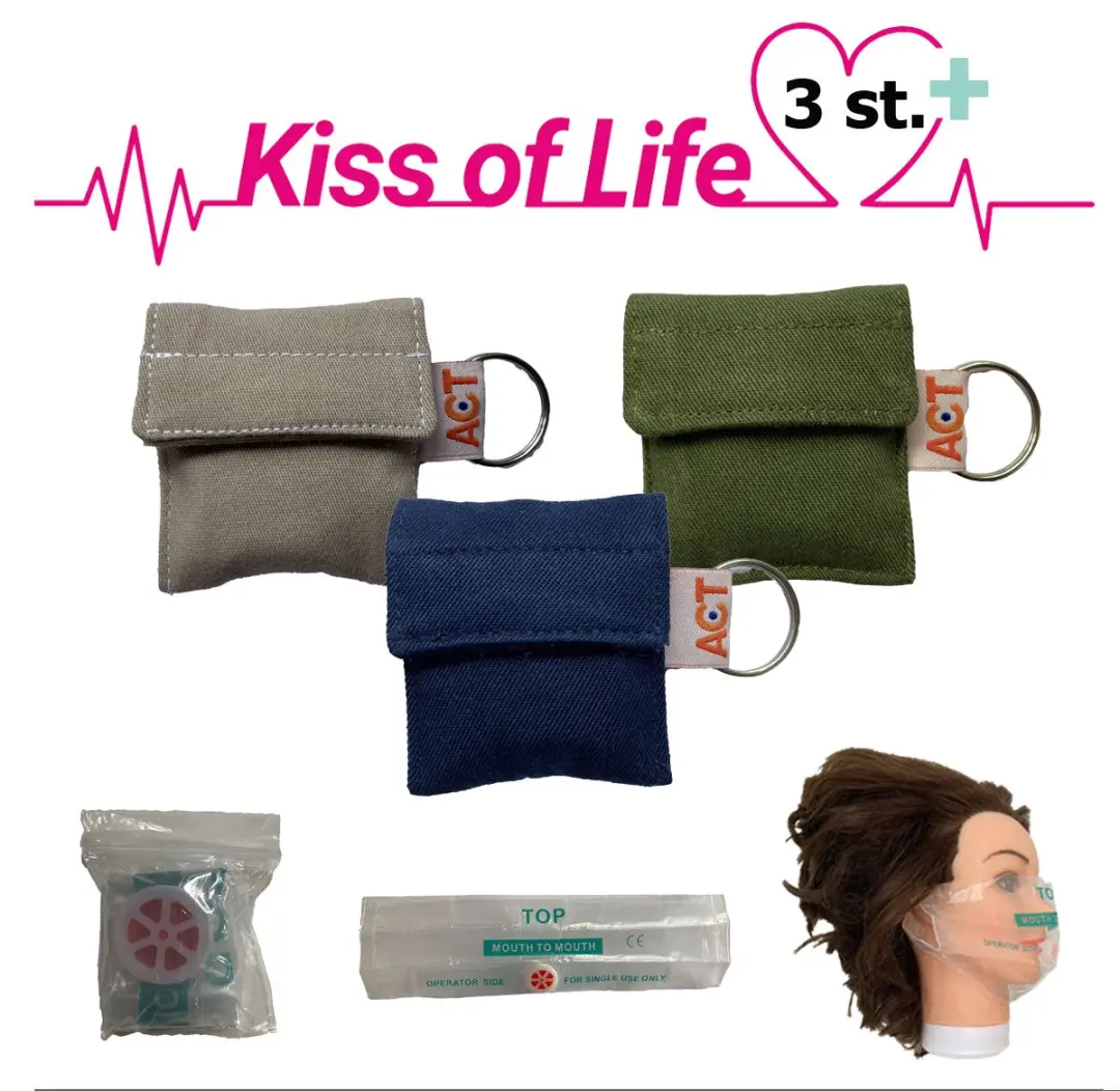 Kiss of Life Reanimatiemasker Sleutelhanger