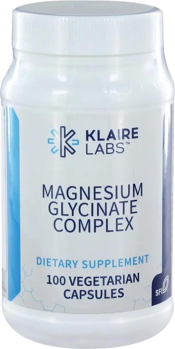 Klaire Labs Magnesium Glycinaat Complex 100 Capsules