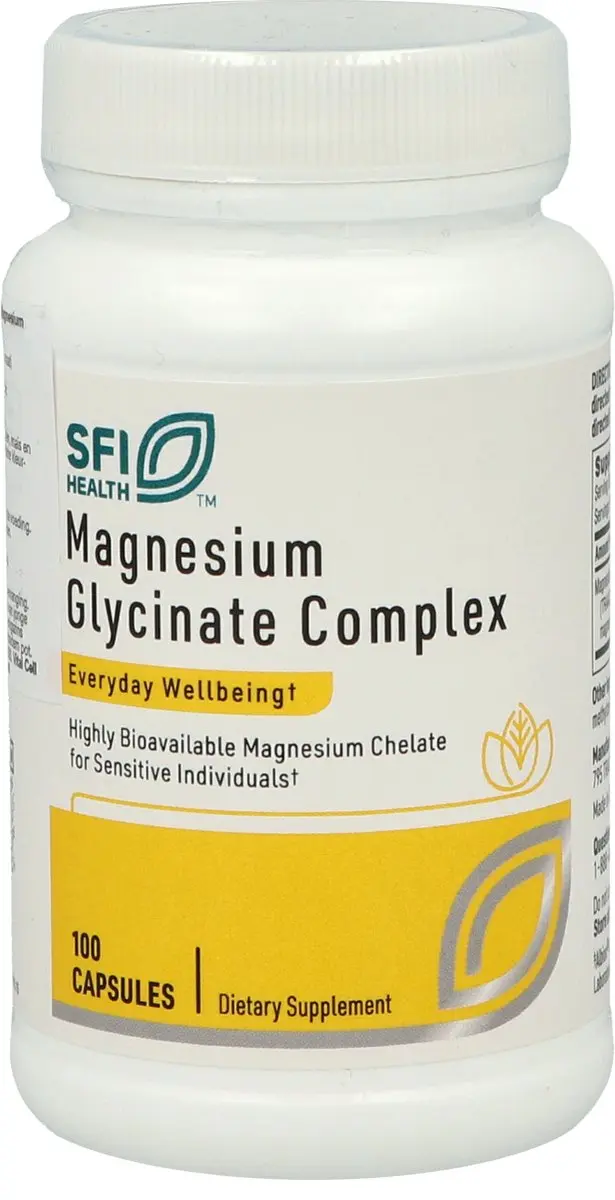 Klaire Labs Magnesium Glycinaat Complex 100 Capsules