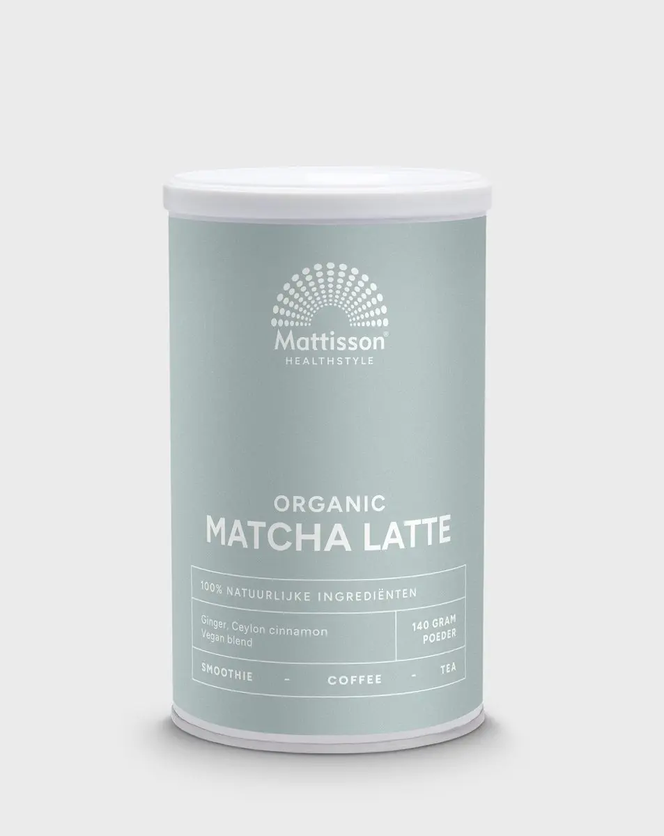 Mattisson Biologische Matcha Latte Gember Kaneel 140g
