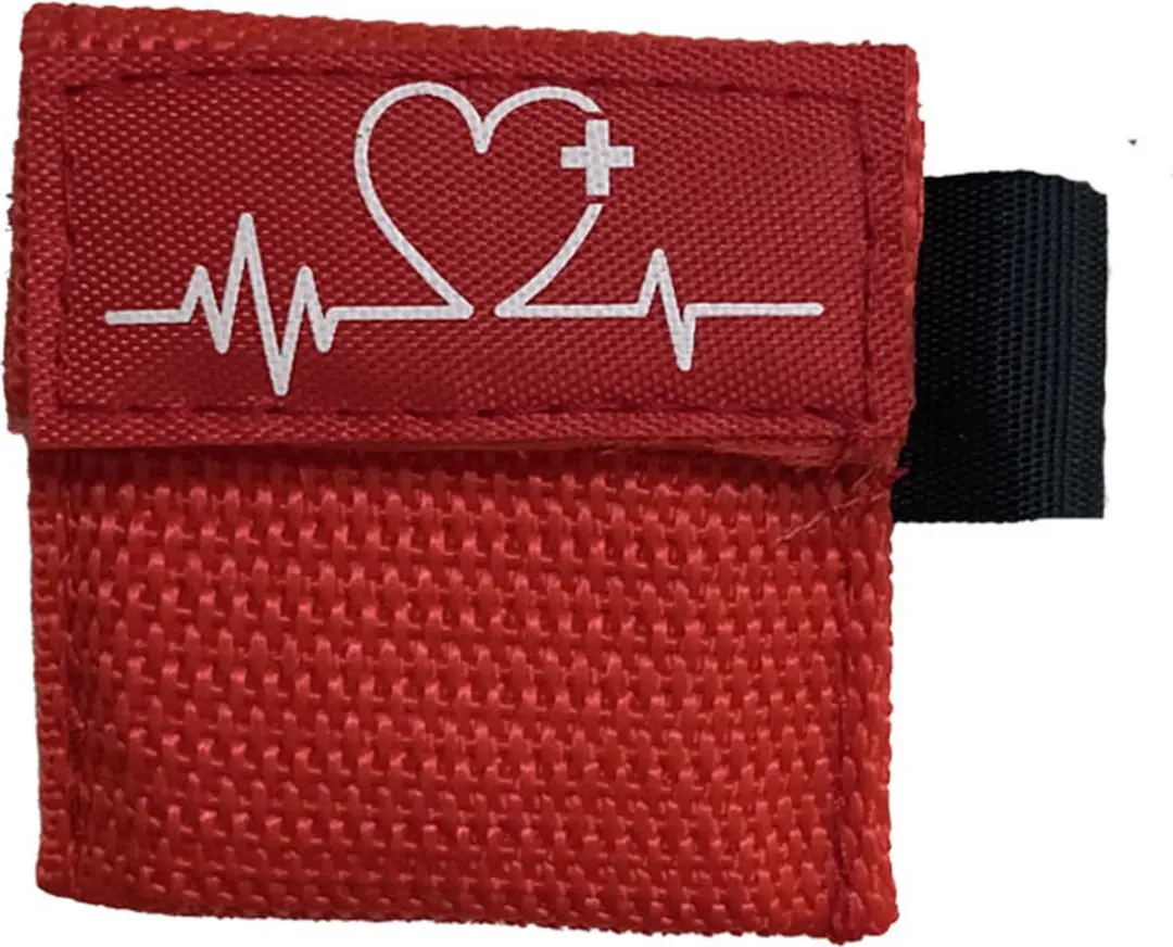 Kiss of Life Reanimatiemasker Sleutelhanger - Rood