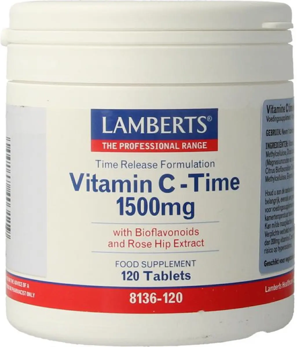 Lamberts Vitamine C-Time 1500mg 120 Tabletten