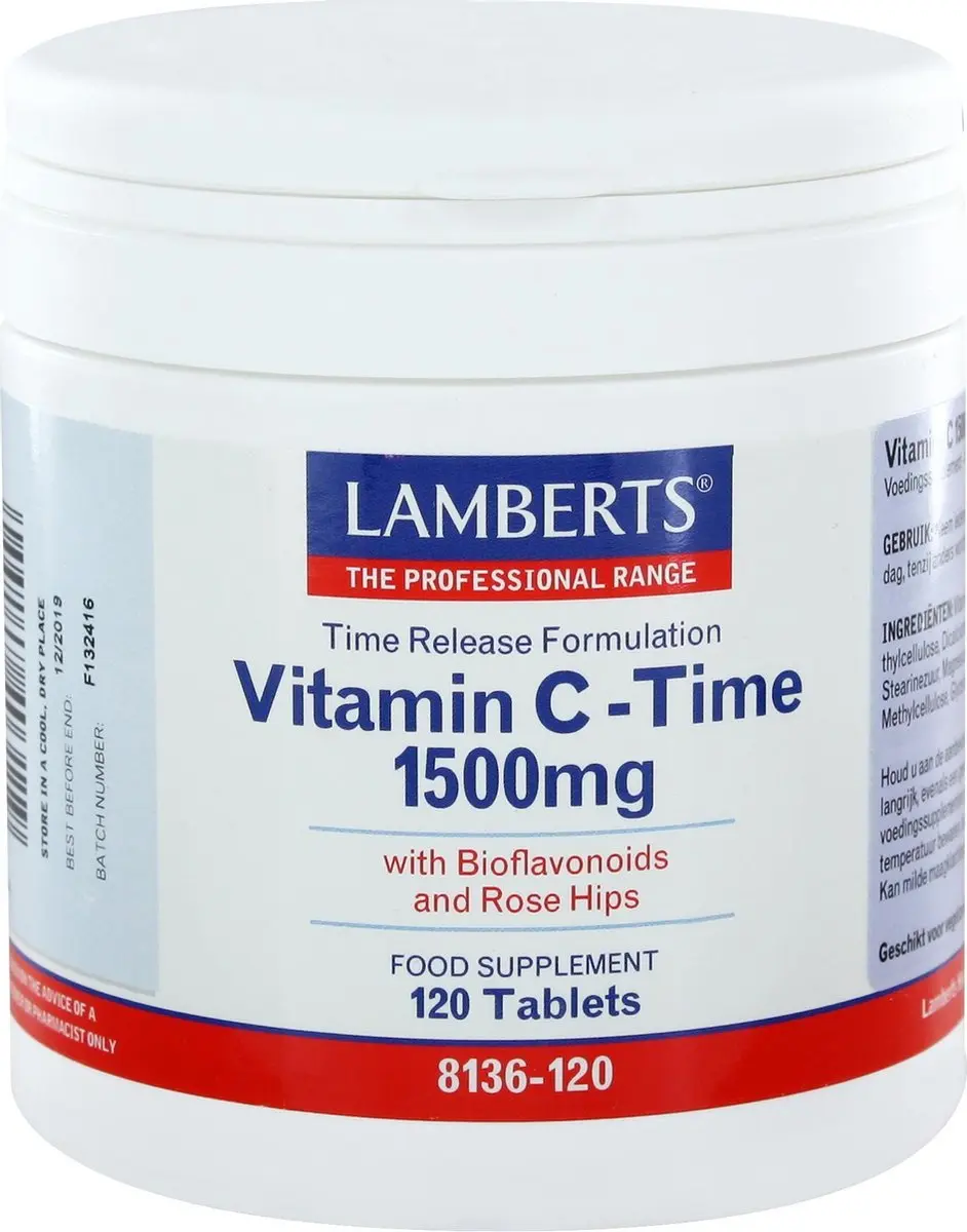 Lamberts Vitamine C-Time 1500mg 120 Tabletten