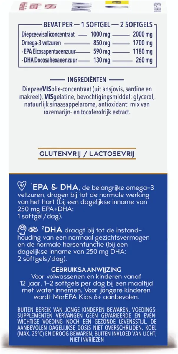 Minami MorEpa Original Omega-3 120 Softgels - 2x60