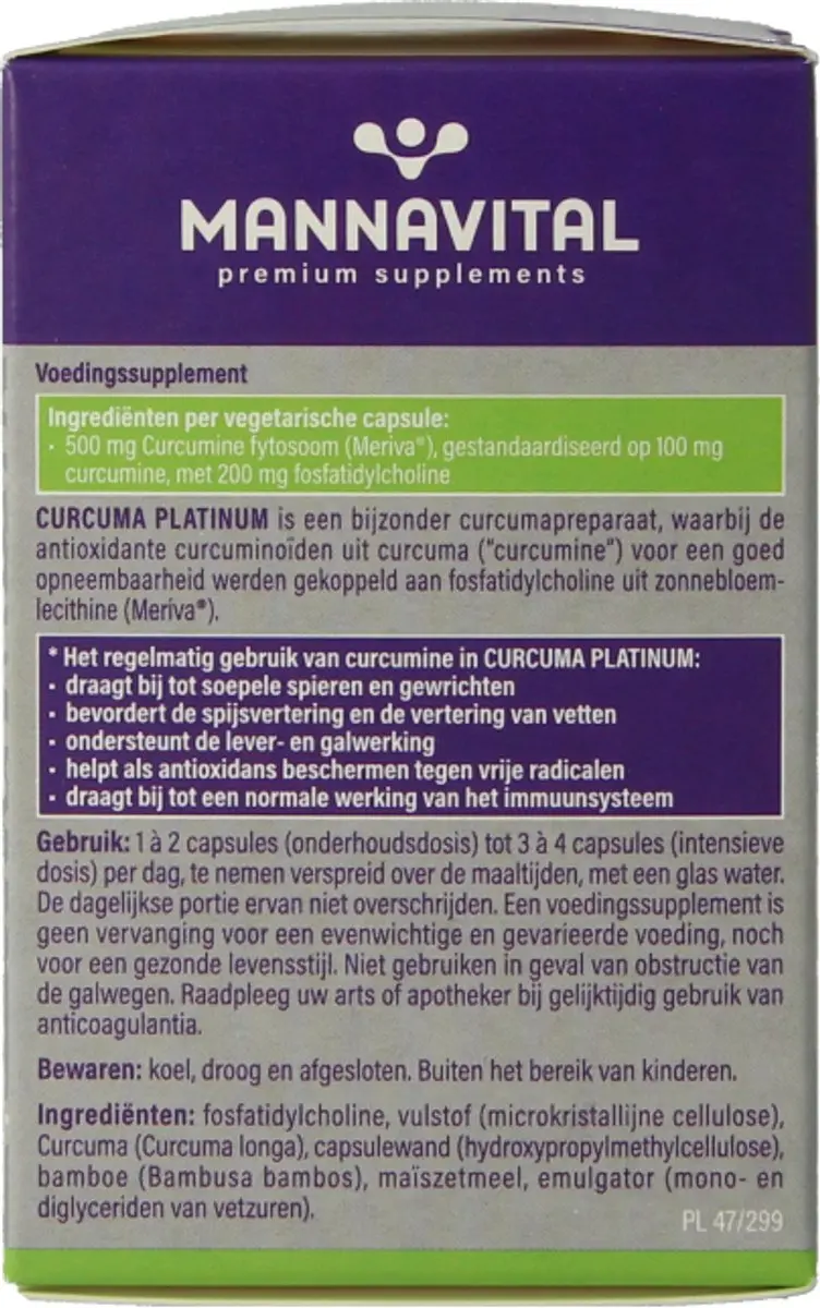 Mannavital Curcuma Platinum 60ml
