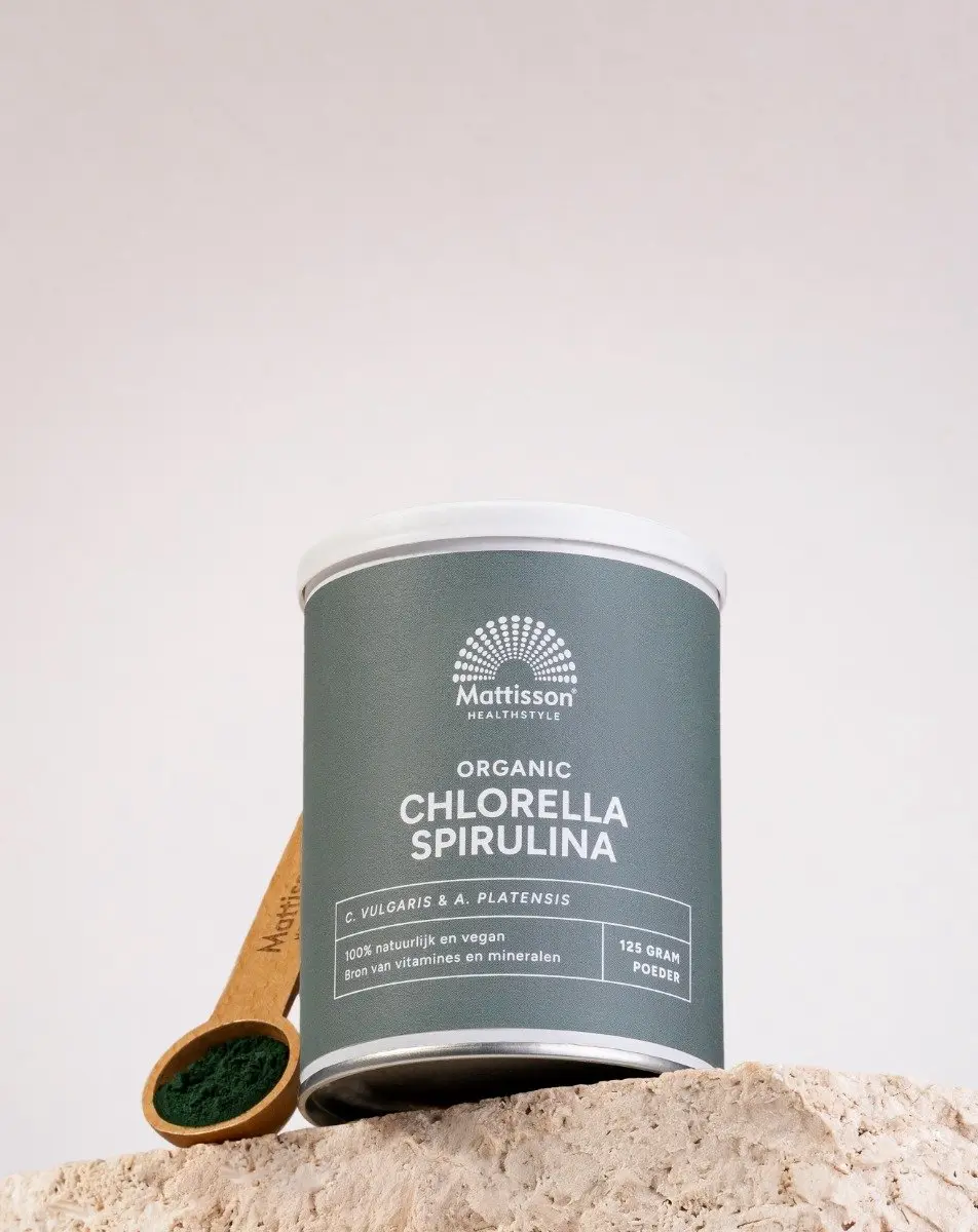 Mattisson Biologisch Chlorella & Spirulina Poeder 125g