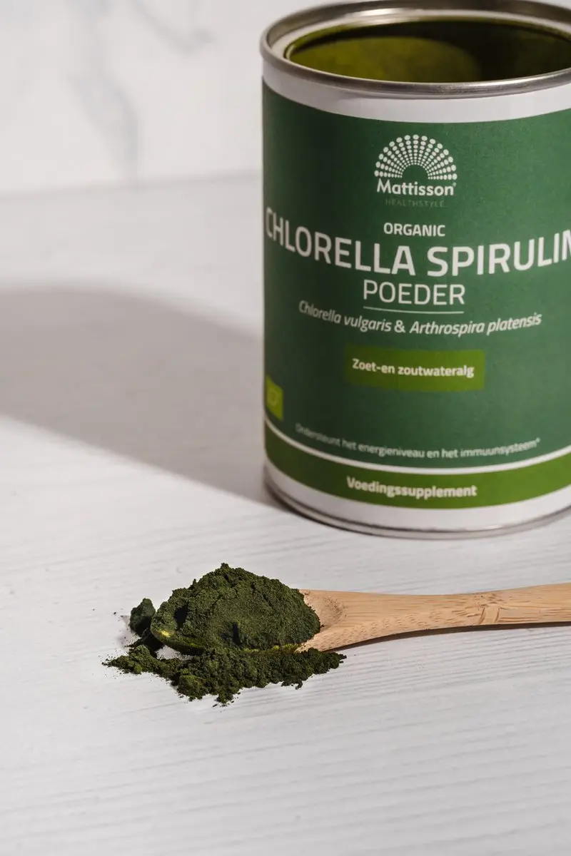 Mattisson Biologisch Chlorella & Spirulina Poeder 125g