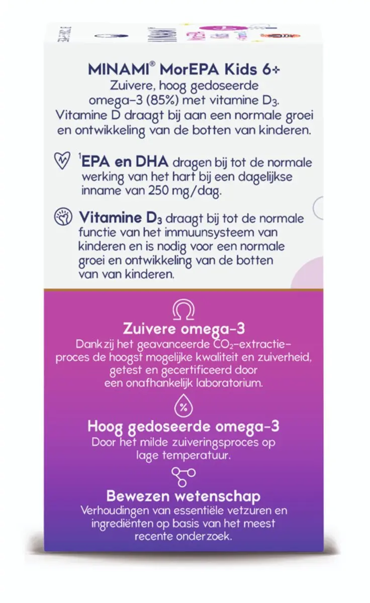 Minami MorEPA Kids 120g Softgels - 2x60 Stuks