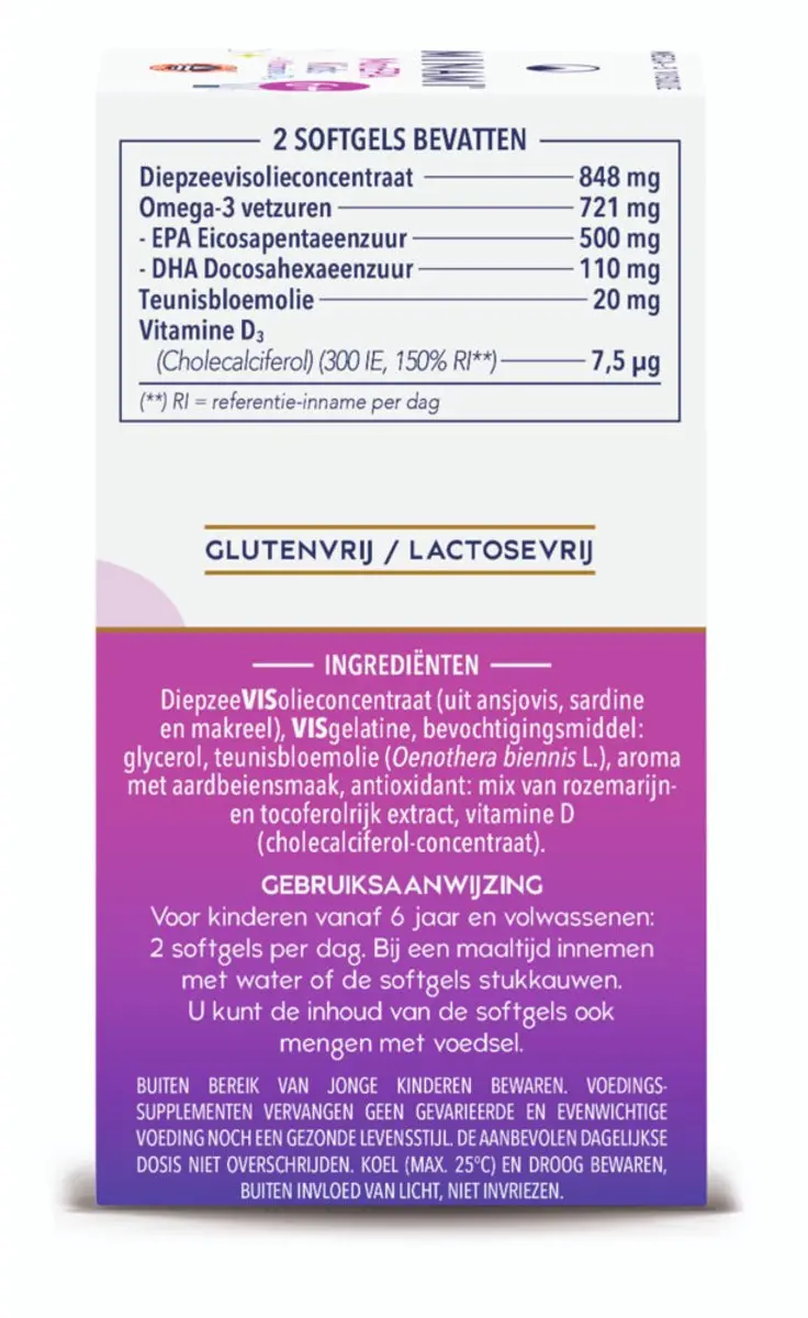 Minami MorEPA Kids 120g Softgels - 2x60 Stuks