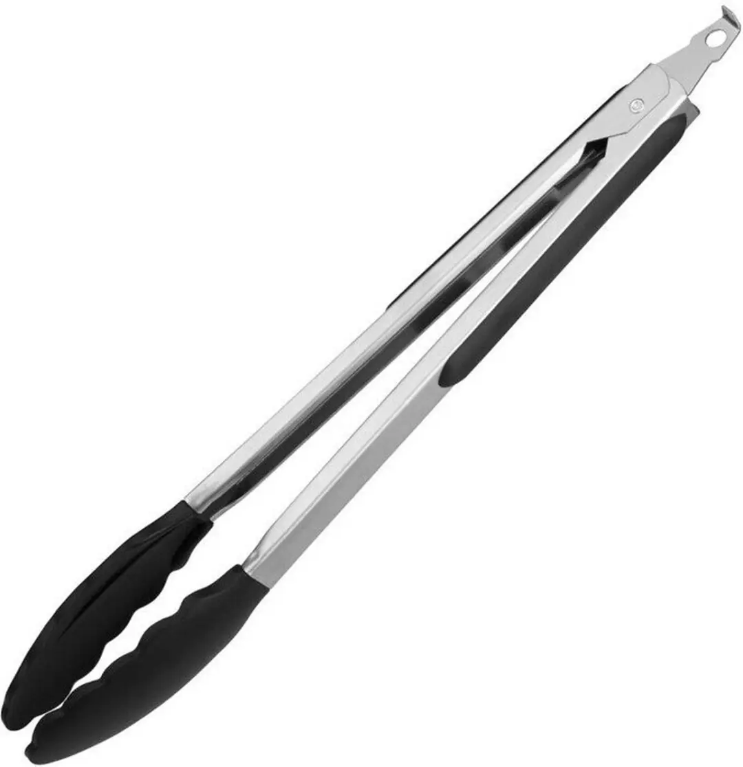 Vogue Vergrendelbare Servertang 30cm - Zwart/RVS - afbeelding 2 van 6