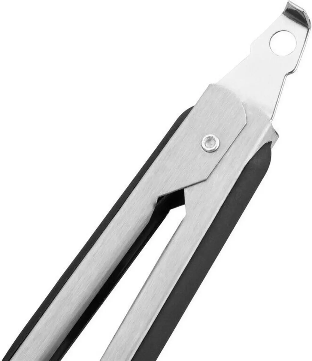 Vogue Vergrendelbare Servertang 30cm - Zwart/RVS - afbeelding 5 van 6