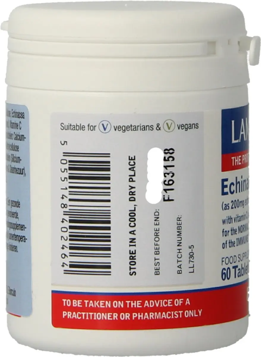 Lamberts Echinacea 1000mg Tabletten - 60 Stuks