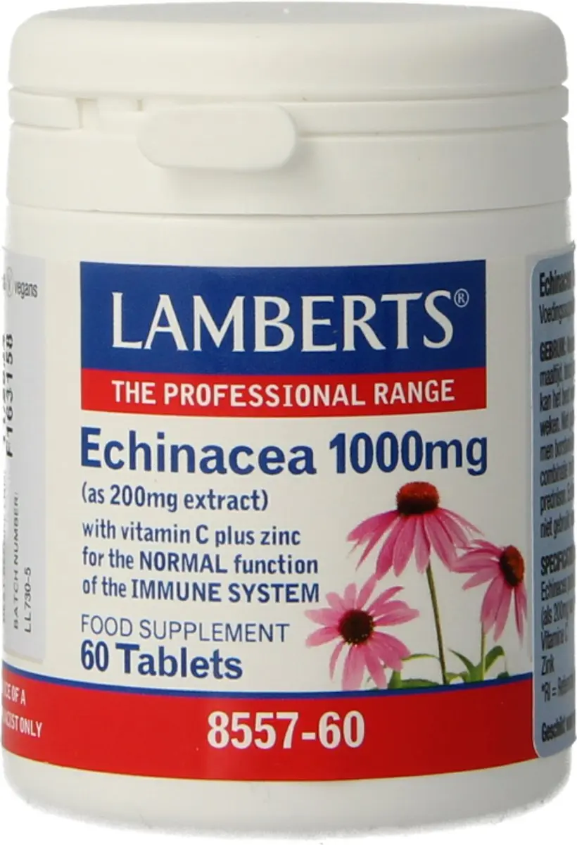 Lamberts Echinacea 1000mg Tabletten - 60 Stuks