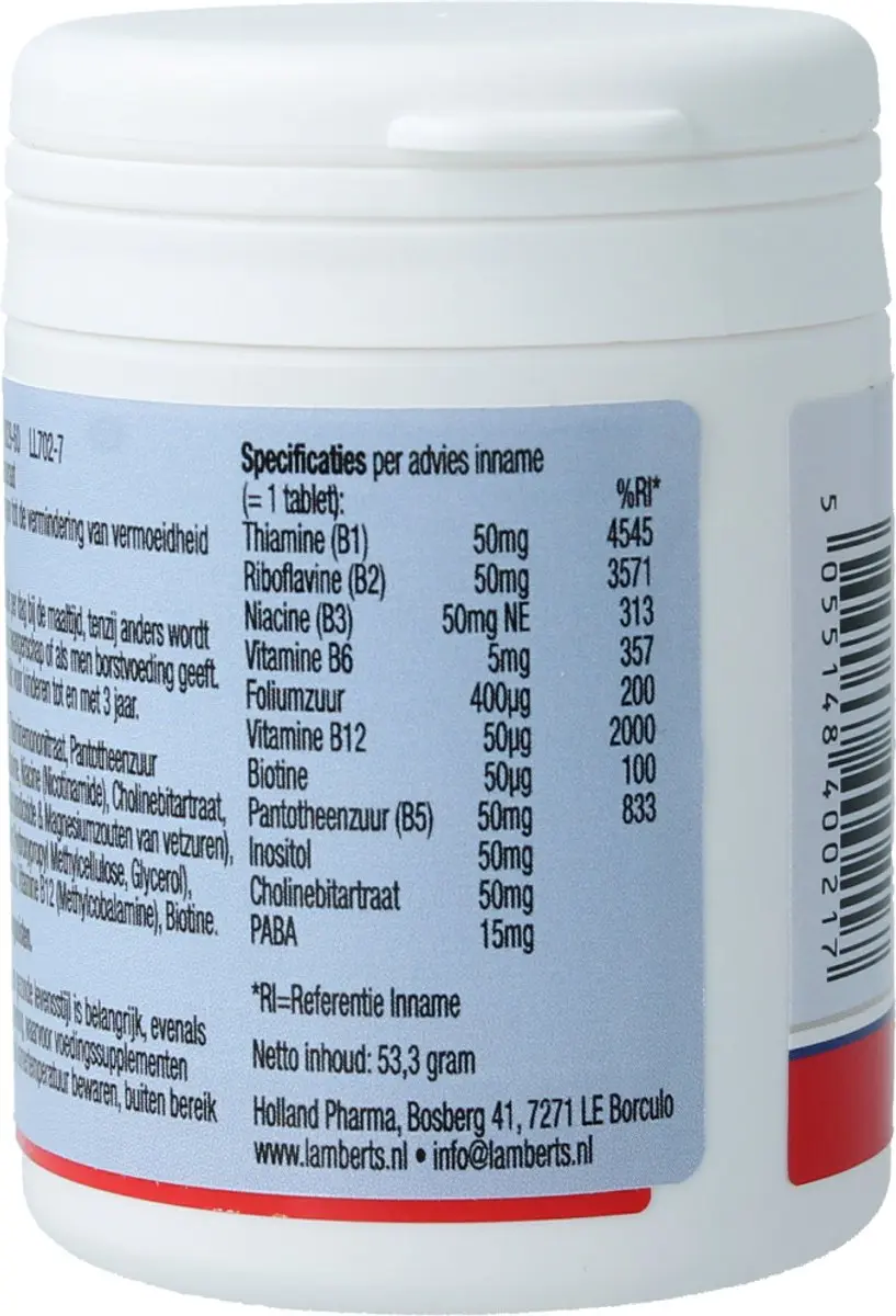 Lamberts Vitamine B50 Complex 60 Tabletten